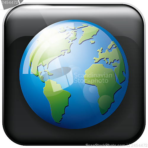 Image of Icon Earth Globe