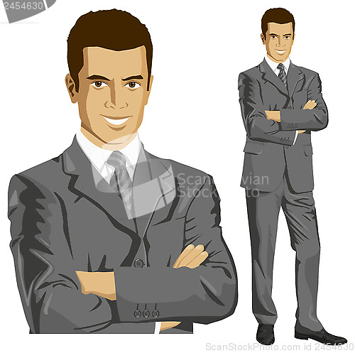 Image of Vector Businessman In Suit