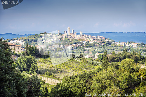 Image of San Gimignano in Tuscany