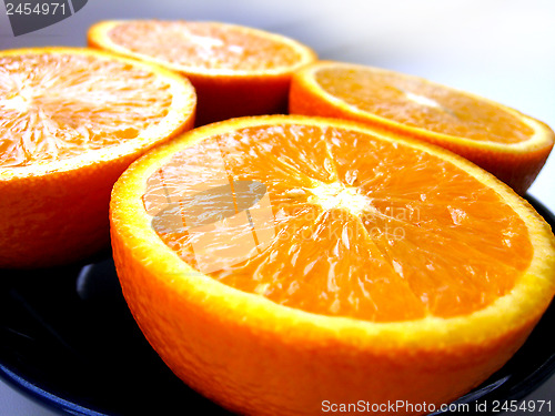 Image of Orange cut by fractions