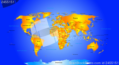 Image of World map