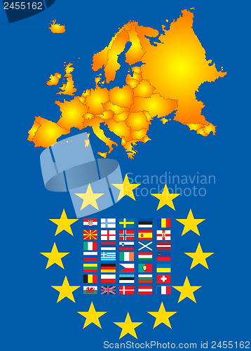 Image of Europe map