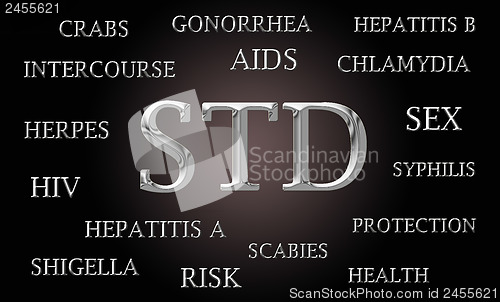 Image of Sexually Transmitted Disease word cloud
