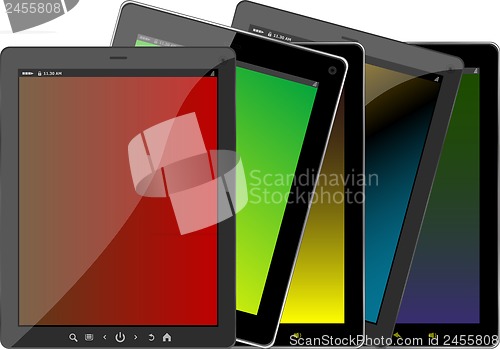 Image of Set of tablet computers