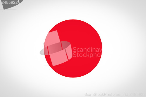Image of Flag of Japan vignetted