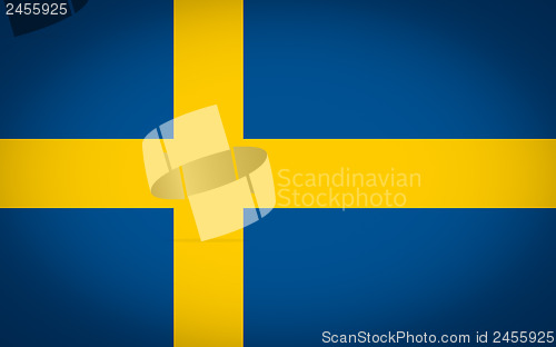 Image of Flag of Sweden vignetted
