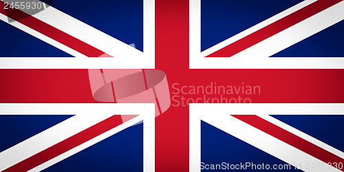 Image of UK Flag vignetted