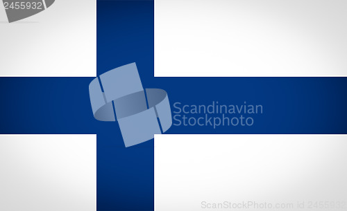 Image of Flag of Finland vignetted