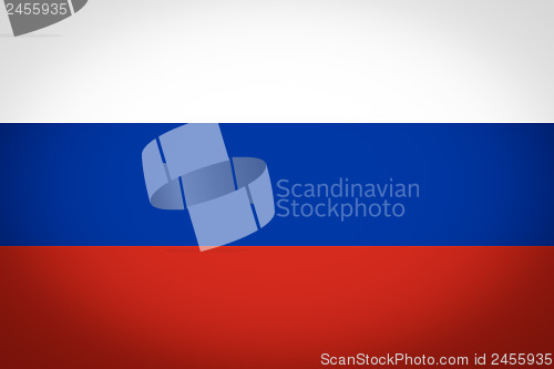 Image of Flag of Russia vignetted