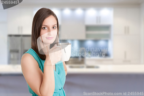 Image of Drinking Tea in the Kitchen