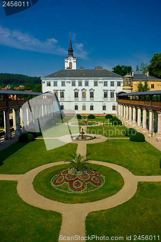 Image of Lysice baroque castle.