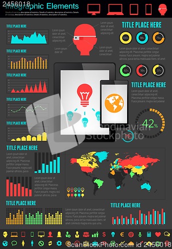 Image of IT Industry Infographic Elements