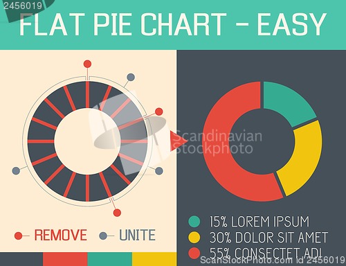 Image of Flat Pie Chart