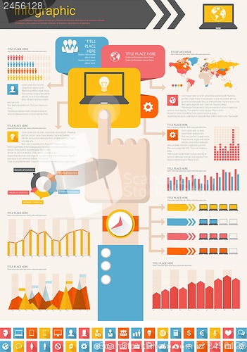 Image of IT Industry Infographic Elements