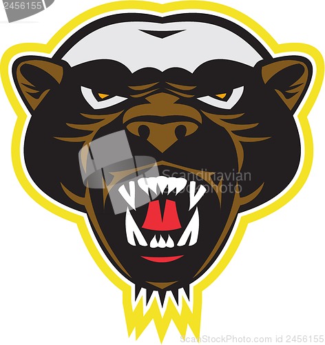 Image of Honey Badger Mascot Head