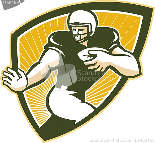 Image of American Football Running Back Shield