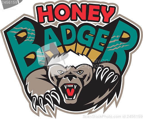 Image of Honey Badger Mascot Front