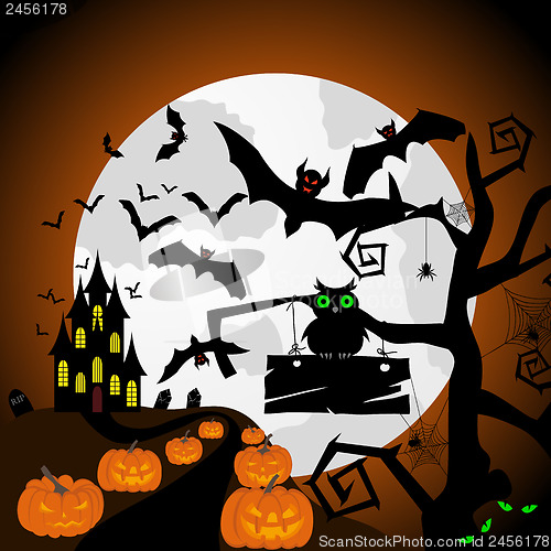 Image of Happy halloween card