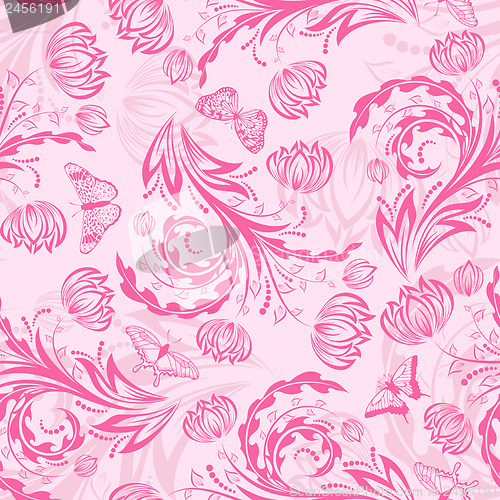 Image of Seamless floral pattern