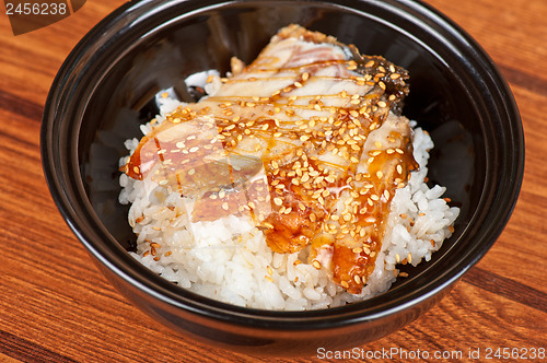 Image of eel with rice