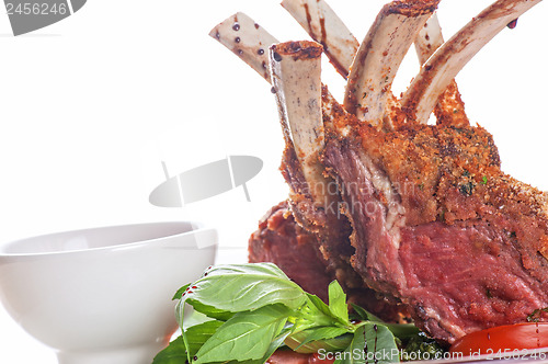 Image of roasted lamb rib