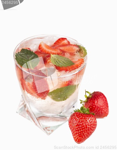 Image of Strawberry mojito cocktail