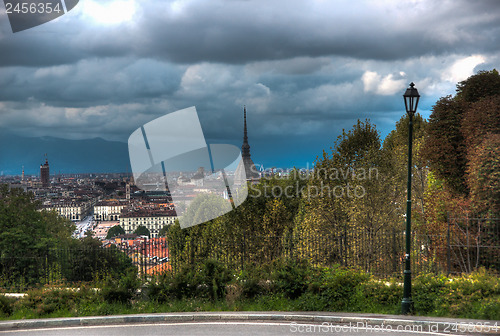Image of Dramatic sky over Torino
