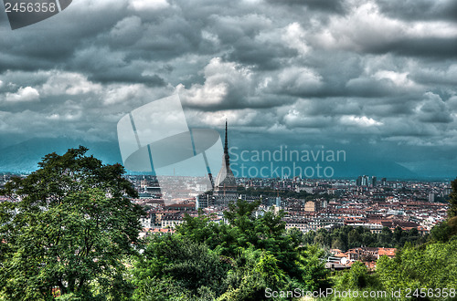 Image of Dramatic sky over Torino