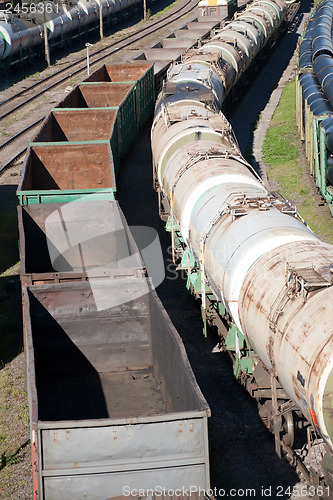 Image of freight trains