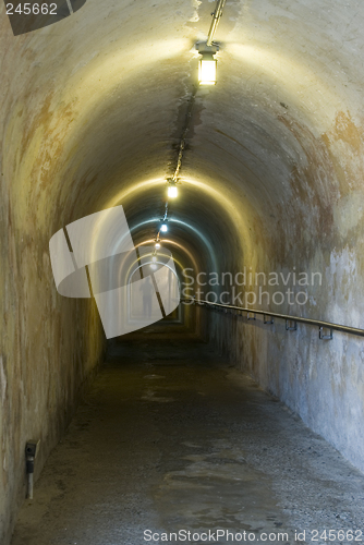 Image of tunnel inside fort san cristobal san juan