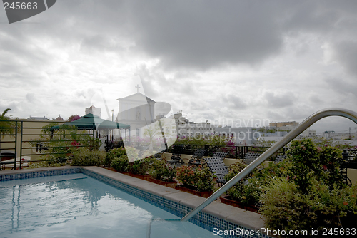 Image of roof top swimming plunge pool