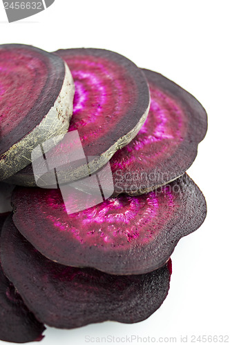 Image of Beetroot sliced background