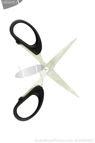 Image of open scissors