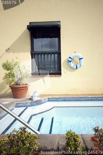 Image of roof top swimming plunge pool