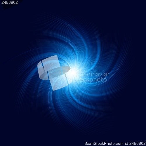 Image of Blue Twirl Background. EPS 10
