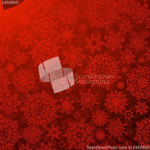 Image of Seamless deep red christmas pattern. EPS 10
