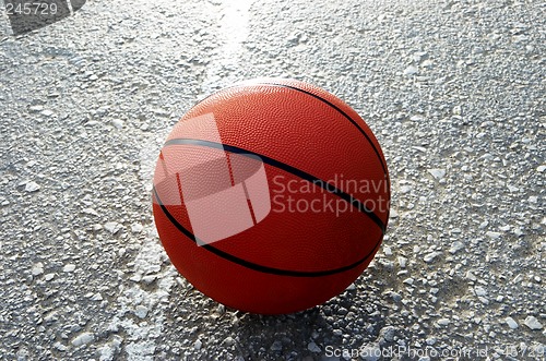 Image of orange basketball