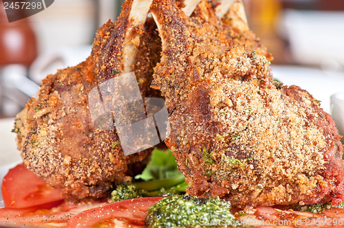 Image of roasted lamb rib