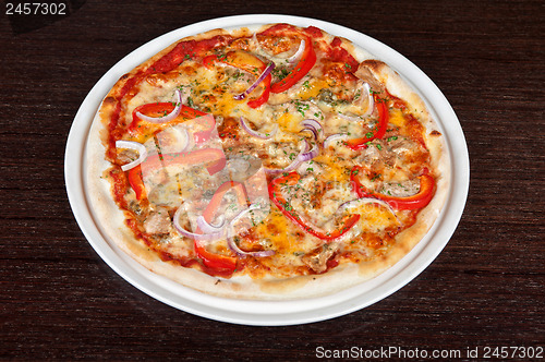 Image of meat pizza