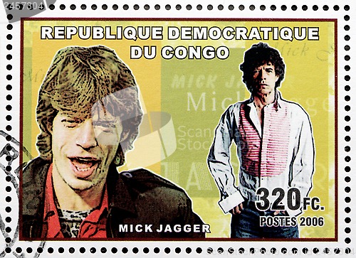 Image of Mick Jagger Stamp