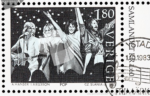 Image of ABBA stamp