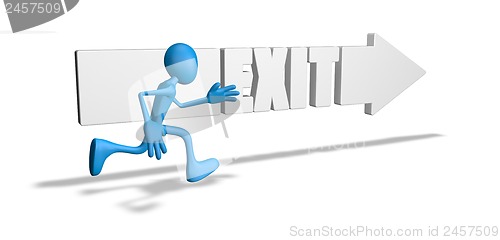 Image of exit arrow