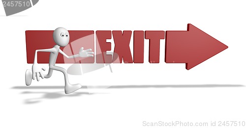 Image of exit arrow