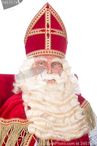 Image of Sinterklaas on his chair