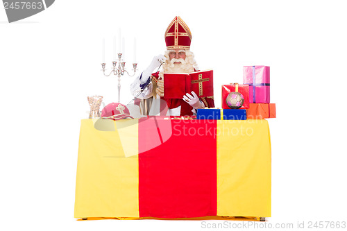 Image of Sinterklaas is working