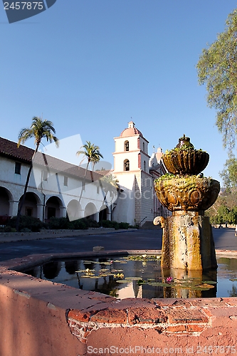 Image of Santa Barbara Mission Fountain