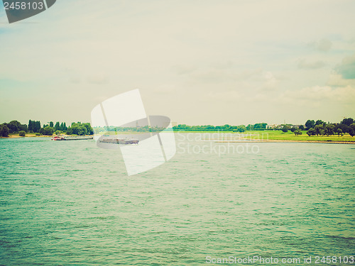 Image of Retro look River Rhein