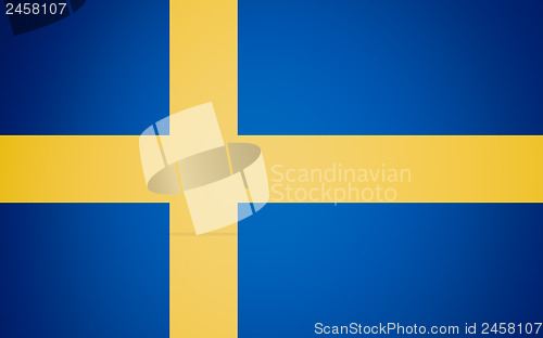 Image of Retro look Flag of Sweden