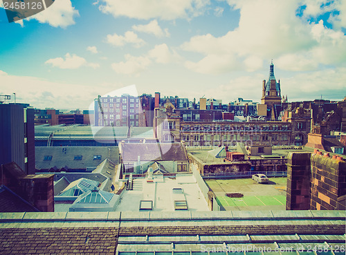 Image of Retro looking Glasgow picture