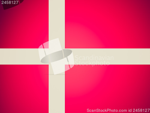Image of Retro look Flag of Denmark
